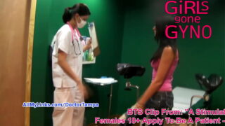 Naked Behind The Scenes From Alexis Grace A Stimulating Exam, Failed Scene Camera Dies, Watch Film At GirlsGoneGyno.com
